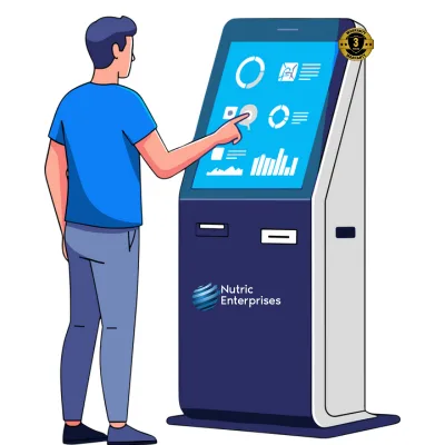 Digital Standee Manufacturer in India - Nutric Enterprises touch screen kiosk manufacturer delhi