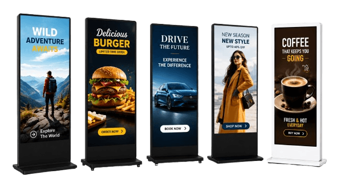 Best Digital Standee for Retail Stores | Digital Standee on Rent in India 1 Best Digital Standee for Retail Stores